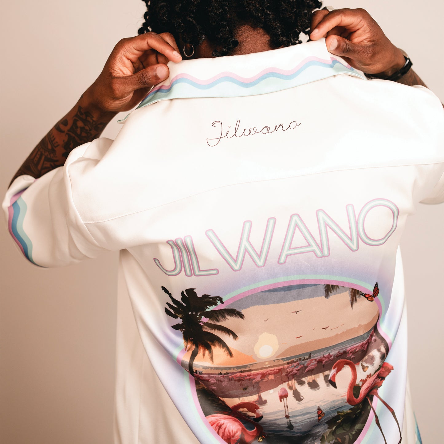 Jilwano - Miami Silk Shirt