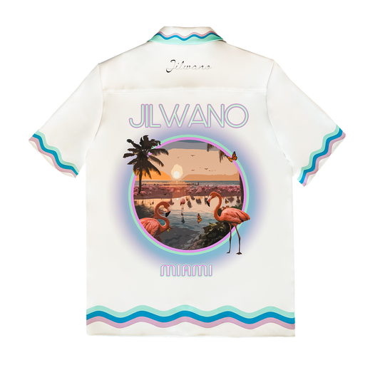 Jilwano - Miami Silk Shirt