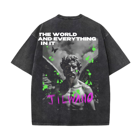 The world and everything in it T-shirt - Jilwano x Art Jungle